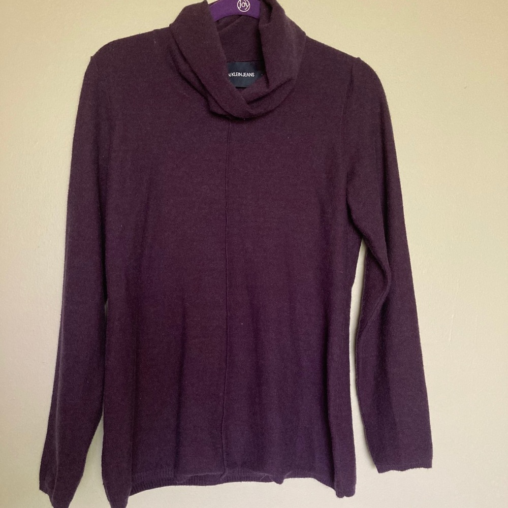 Calvin Klein Plum Turtle Neck